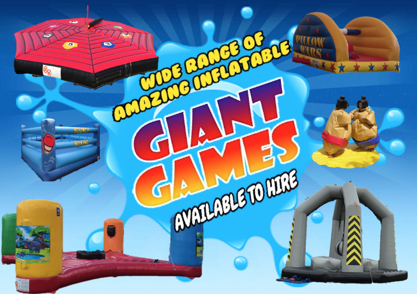 inflatable game hire